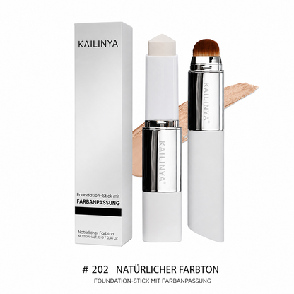 Kailinya™ Die Foundation, die sich deinem Hautton anpasst.